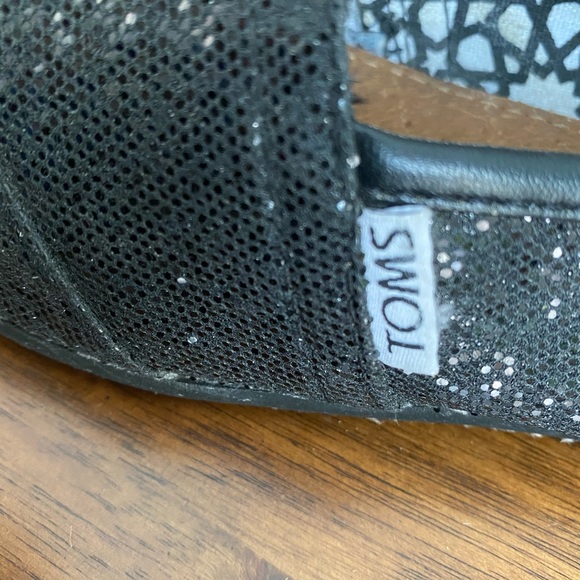 TOMS black glitter canvas - Picture 11 of 16